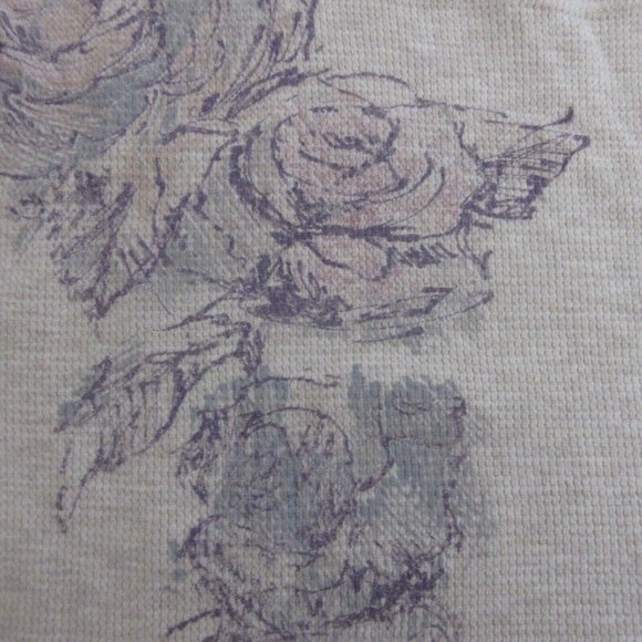 Sonoma Life+Style Thermal Waffle Tee Size Petite Small PS Rose Print Long Sleeve - Picture 4 of 8